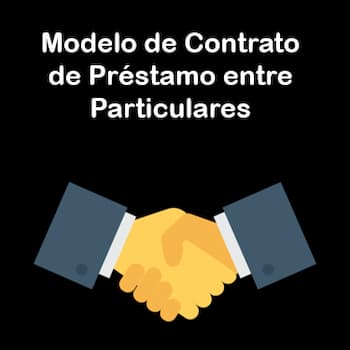 contrato de préstamo entre particulares