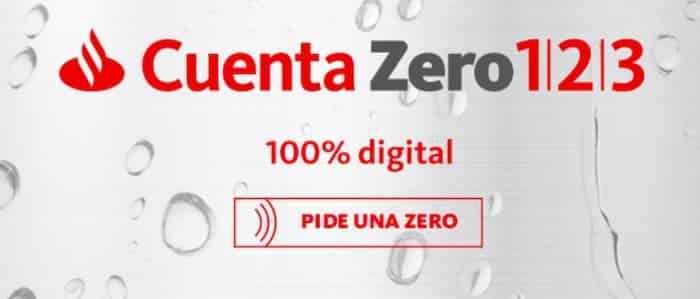Cuenta Zero 123 de Santander
