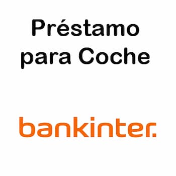 préstamo para coche de Bankinter