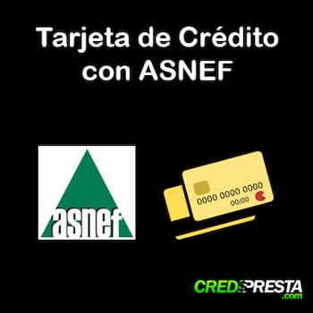 tarjeta de crédito con ASNEF