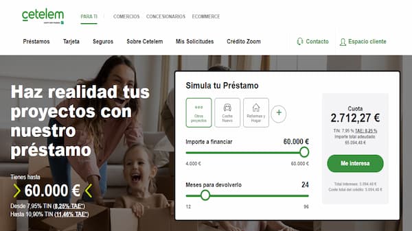 préstamos Cetelem
