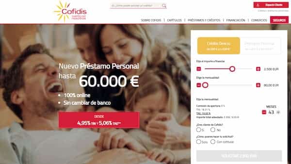 préstamos Cofidis