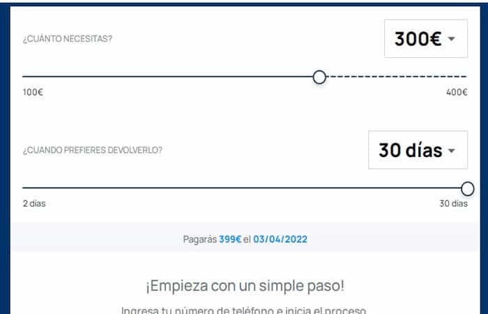 Simulador de MyKredit