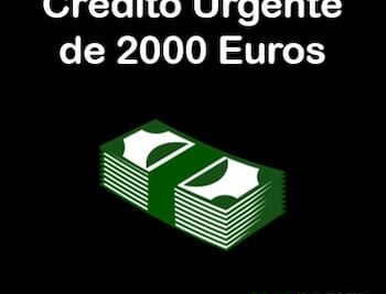 crédito urgente de 2000 Euros