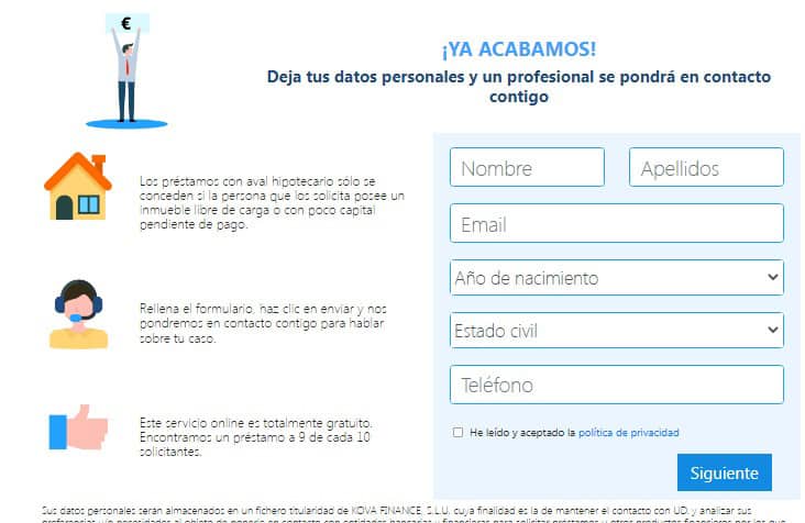 Préstamos con aval