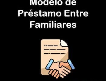 modelo de préstamo entre familiares