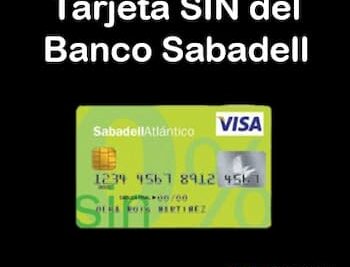 tarjeta SIN del Banco Sabadell