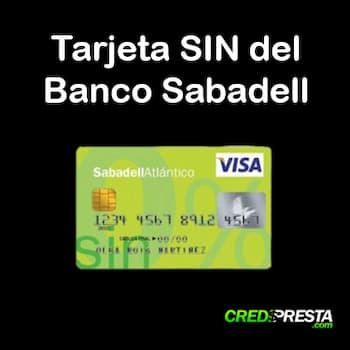 tarjeta SIN del Banco Sabadell