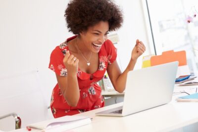 debt free woman