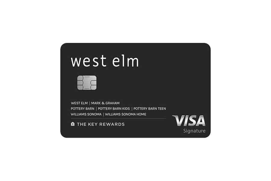 West Elm credit card