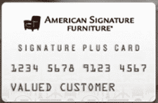 Inicio de sesión con tarjeta de crédito, pago, servicio al cliente de American Signature Furniture