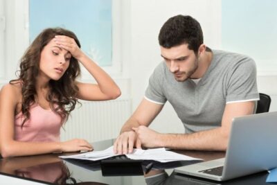 struggling couple