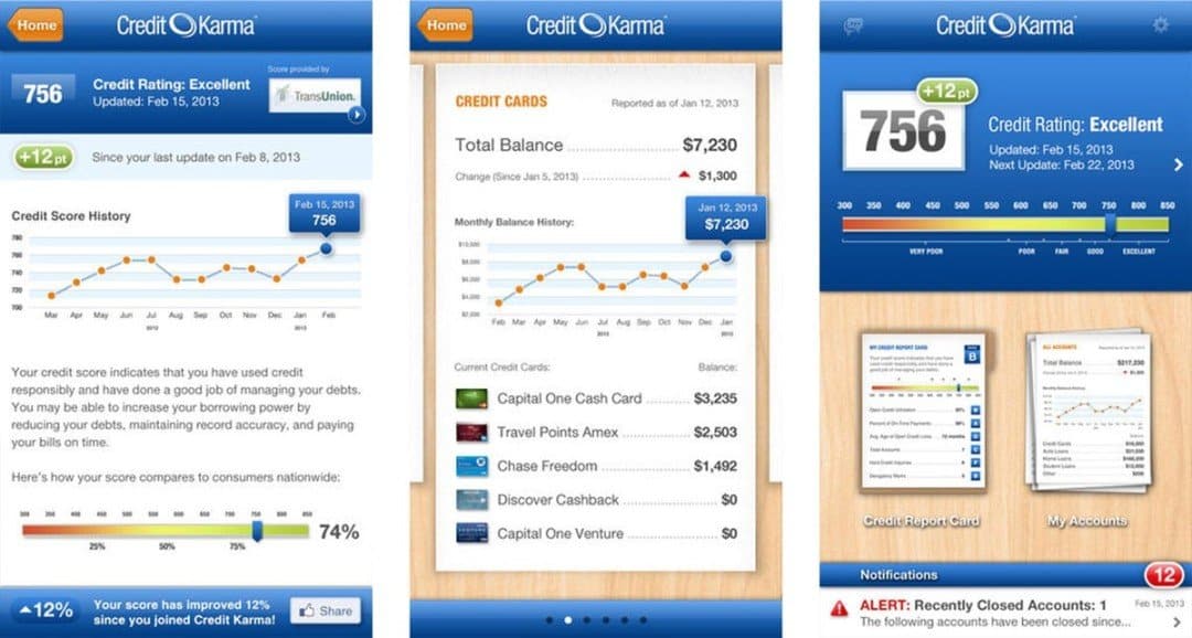 CreditKarma app