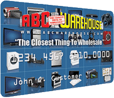 ABC Warehouse Inicio de sesión con tarjeta de crédito, pago, servicio al cliente