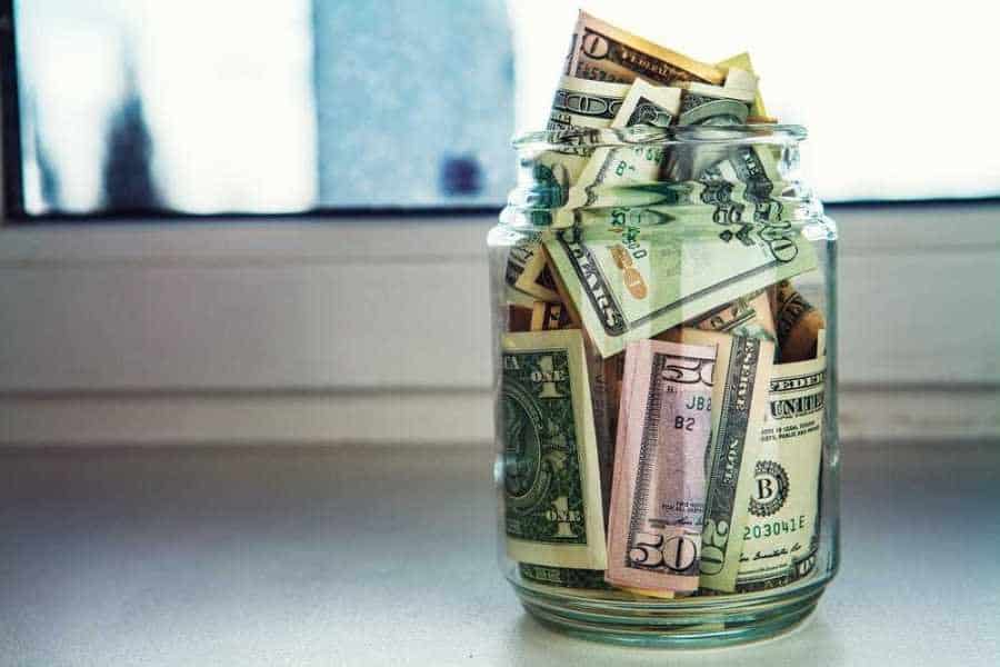 jar full of cash