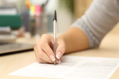 writing a letter
