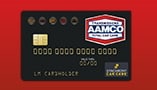 Inicio de sesión con tarjeta de crédito AAMCO, pago, servicio al cliente