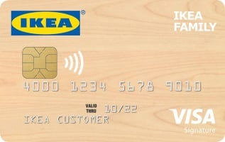 Inicio de sesión con tarjeta de crédito IKEA, pago, servicio al cliente