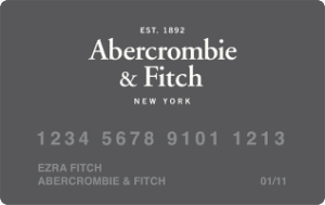 Inicio de sesión con tarjeta de crédito de Abercrombie & Fitch, pago, servicio al cliente