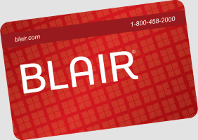 Inicio de sesión con tarjeta de crédito de Blair, pago, servicio al cliente