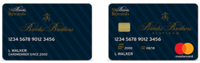 Inicio de sesión con tarjeta de crédito de Brooks Brothers, pago, servicio al cliente