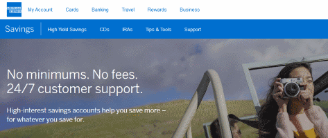 Inicio de sesión de ahorros de American Express, número de teléfono, servicio al cliente
