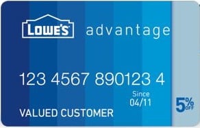Inicio de sesión de la tarjeta de crédito de Lowe's, pago, servicio al cliente