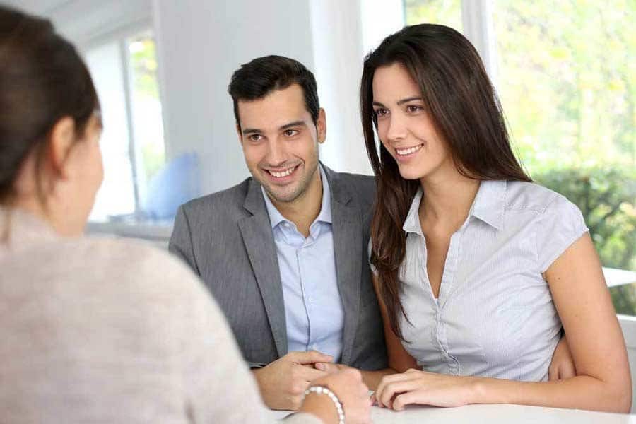 couple getting a loan
