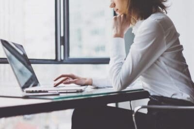 woman investing