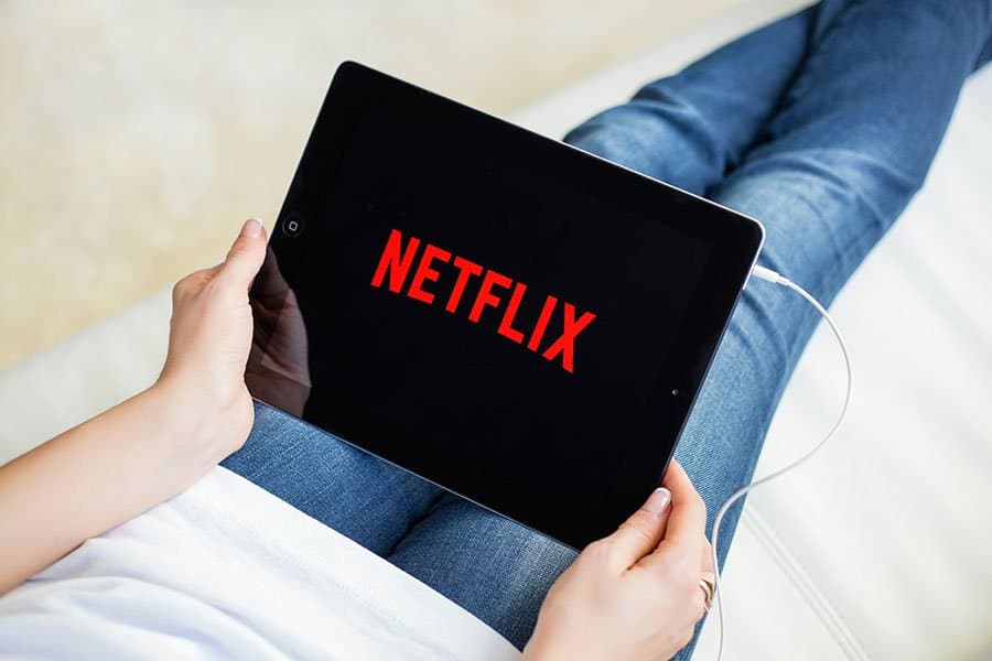 netflix on tablet
