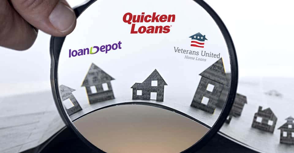 Quicken Loans vs LoanDepot vs Veterans United: ¿Cómo se comparan estos prestamistas hipotecarios?