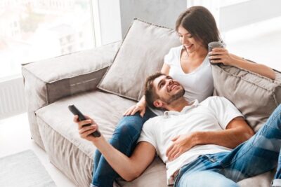 couple on couch