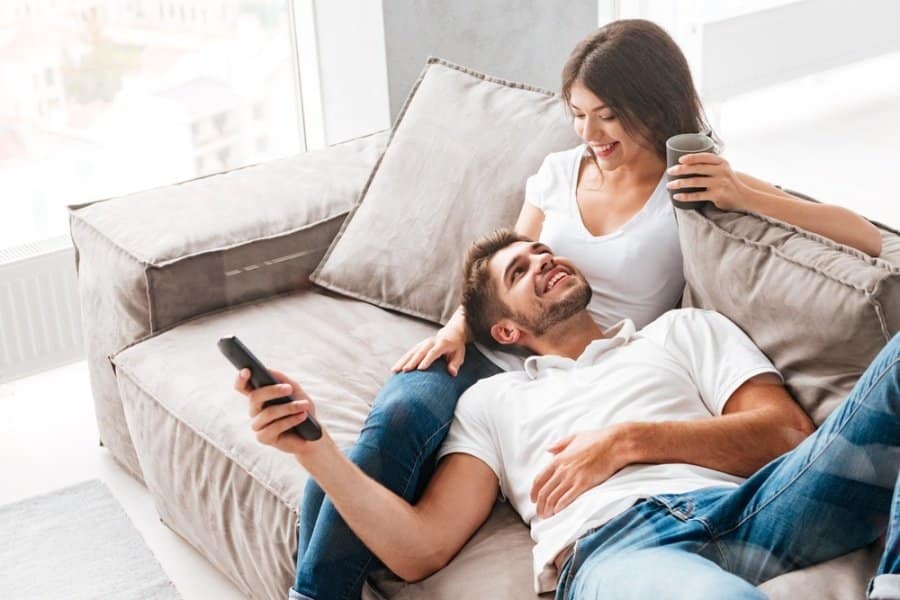 couple on couch