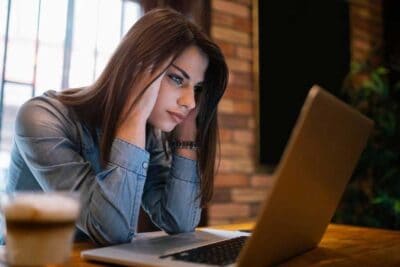woman on laptop