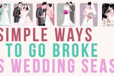 10 formas sencillas de no arruinarse en esta temporada de bodas